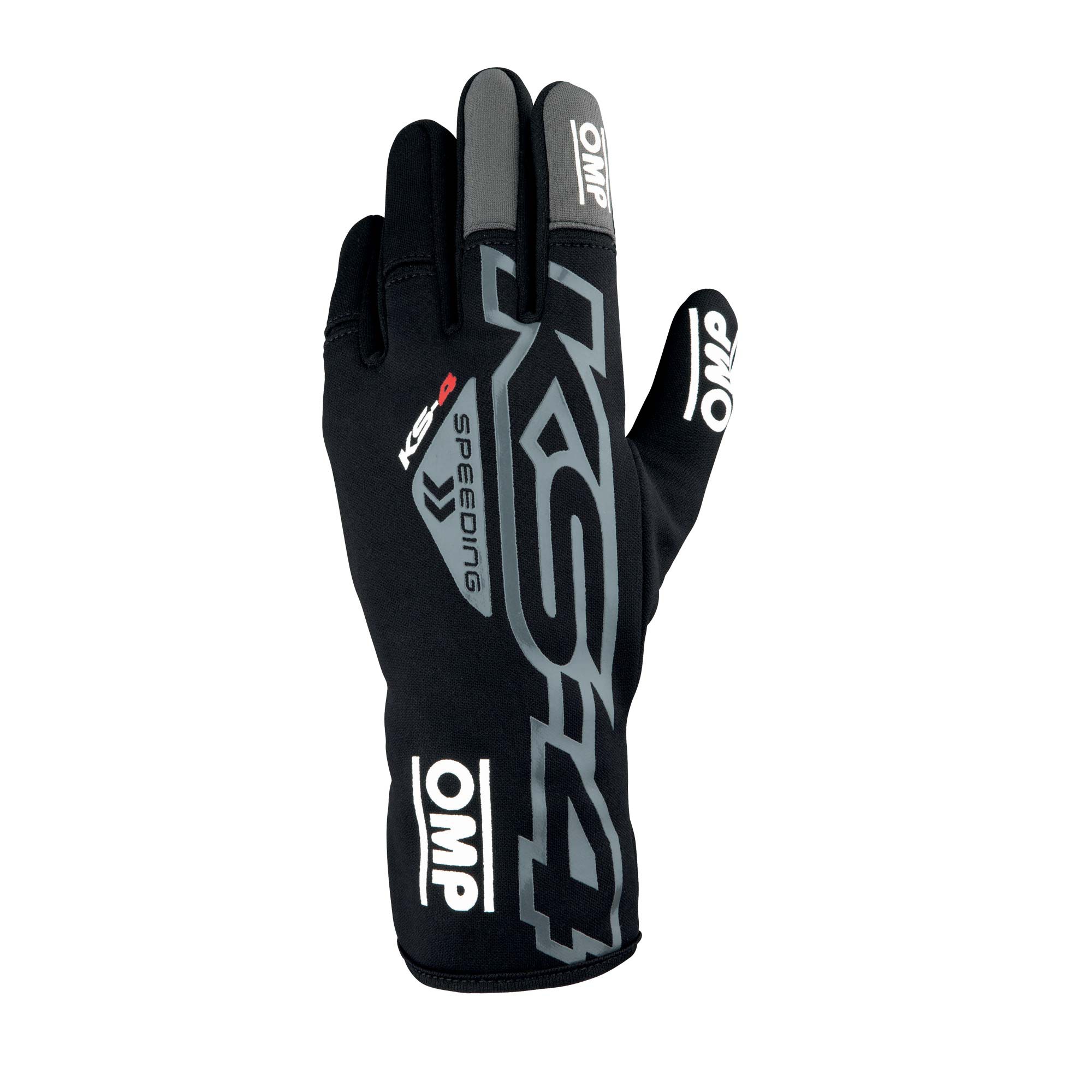 OMP KS-4 Rennhandschuh schwarz
