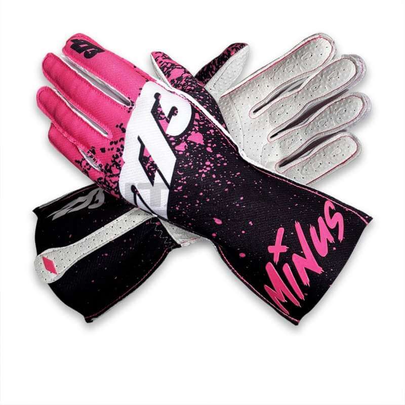 MINUS 273 Rennhandschuhe DRIP V3 schwarz,pink 