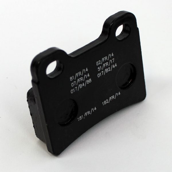 KR Bremsbelag hinten KZ/DD2 schwarz med. SET 2 Stk