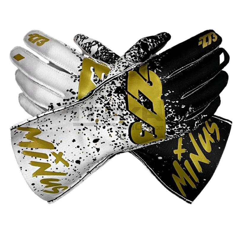 MINUS 273 Rennhandschuhe DRIP V3 schwarz,gold 