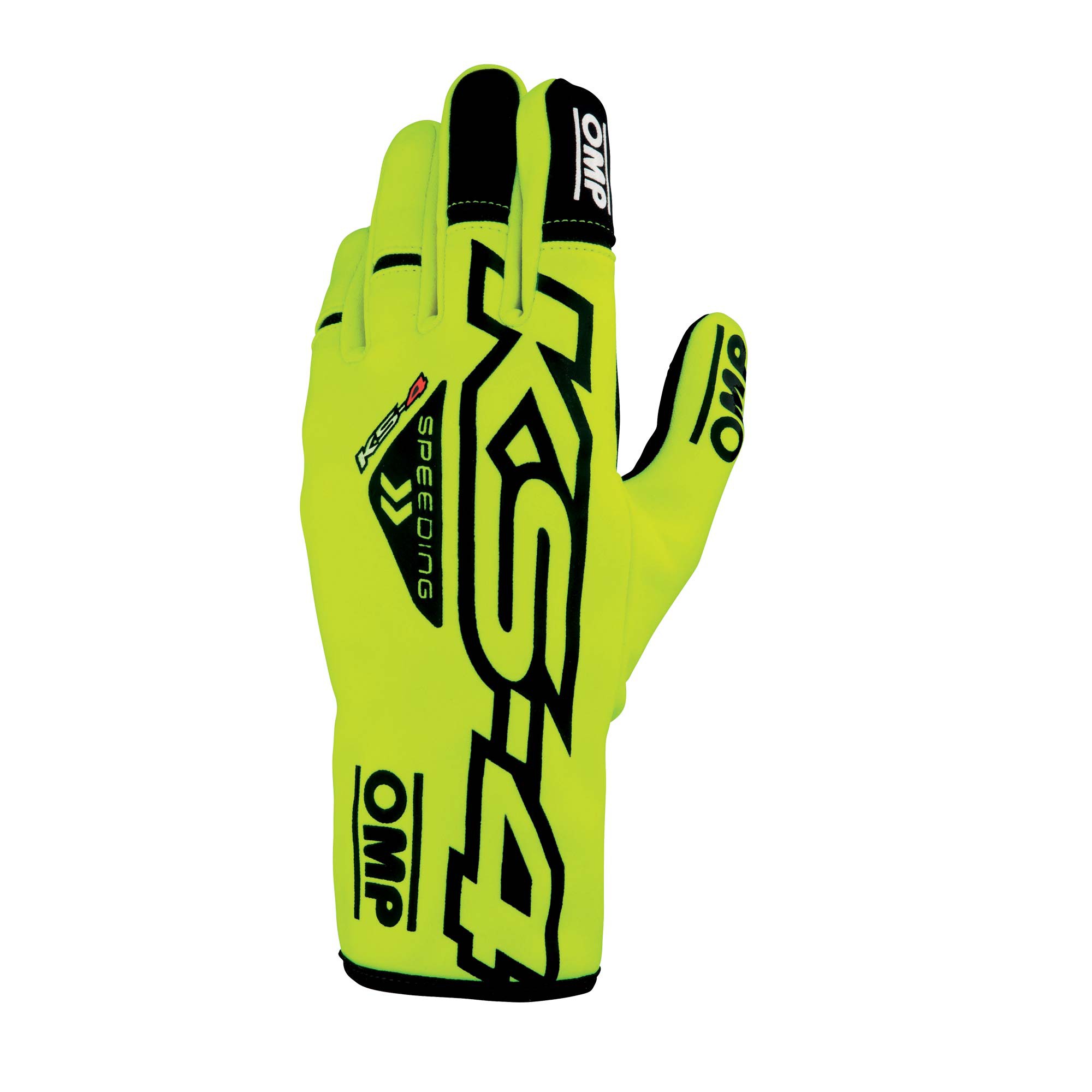 OMP KS-4 Rennhandschuh gelb