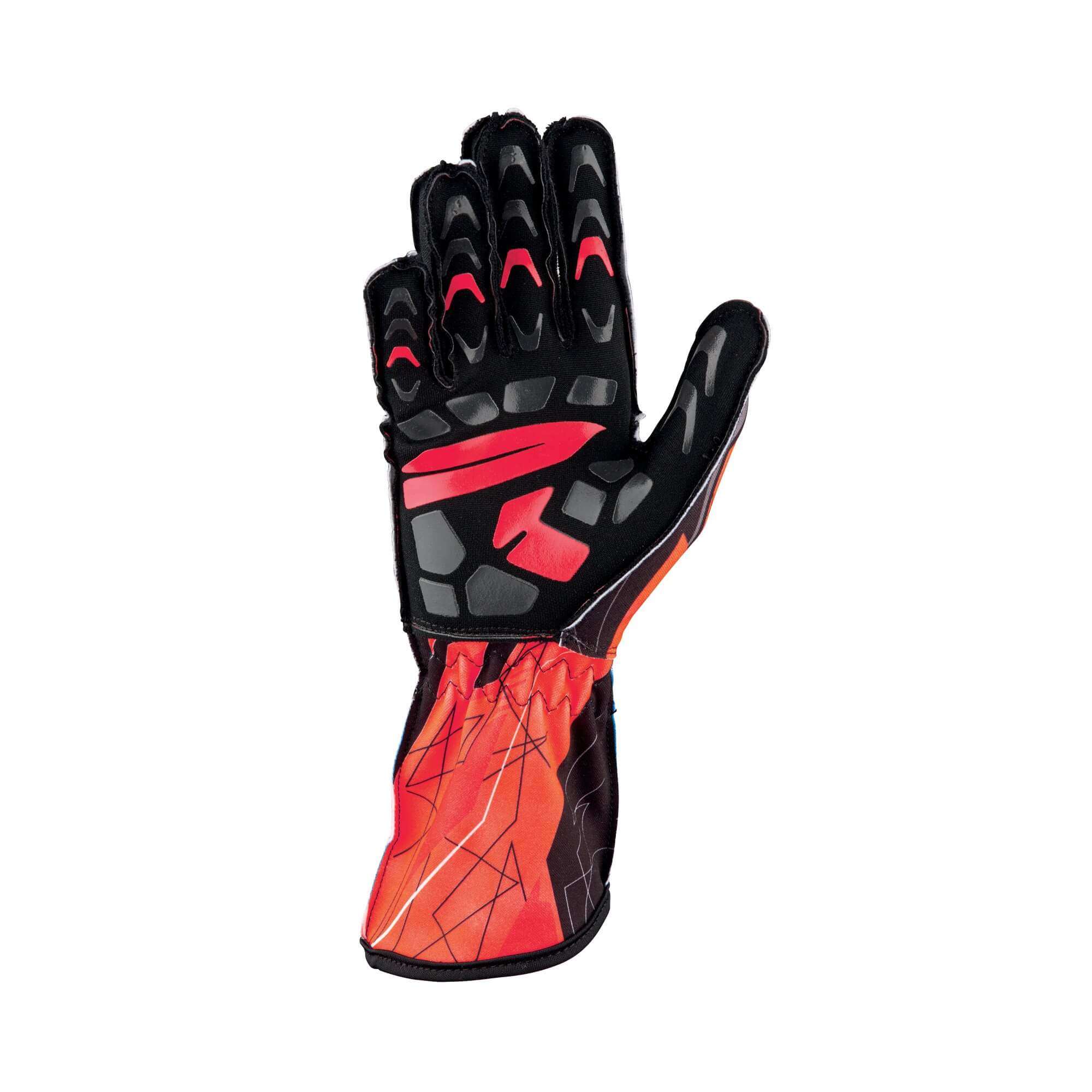 OMP KS-2 ART Rennhandschuh schwarz/ro
