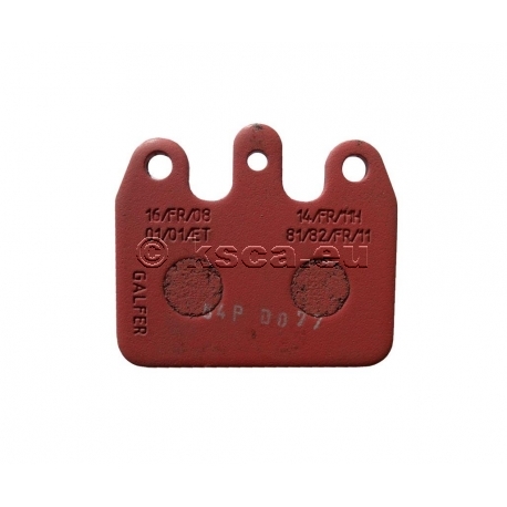 CRG Bremsbelag VEN05/V09,10,11 hinten rot (2Stk) ORIGINAL