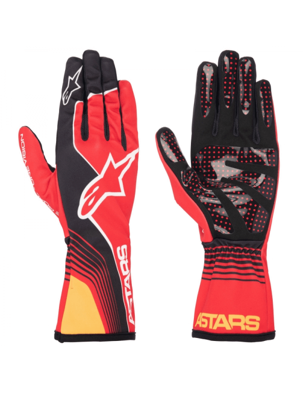 2025 Tech-1 K Race V2 Handschuhe rot/tange