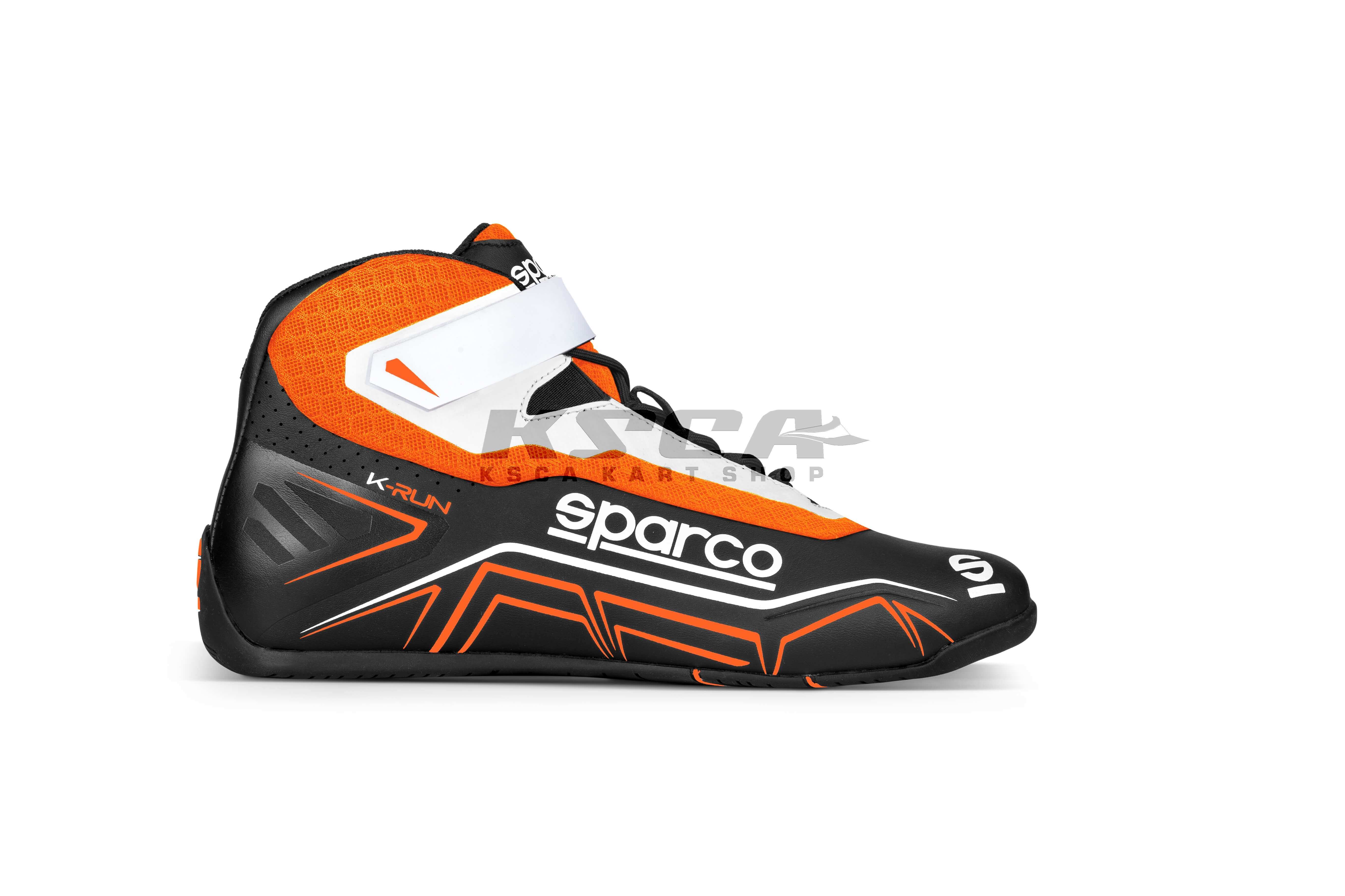 2022 Sparco K-RUN Rennschuh schwarz/orange/weiß