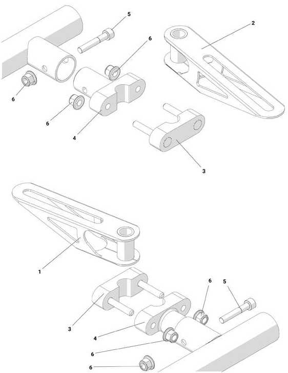 Auspuffhalter Rotax EVO RS 2022/23