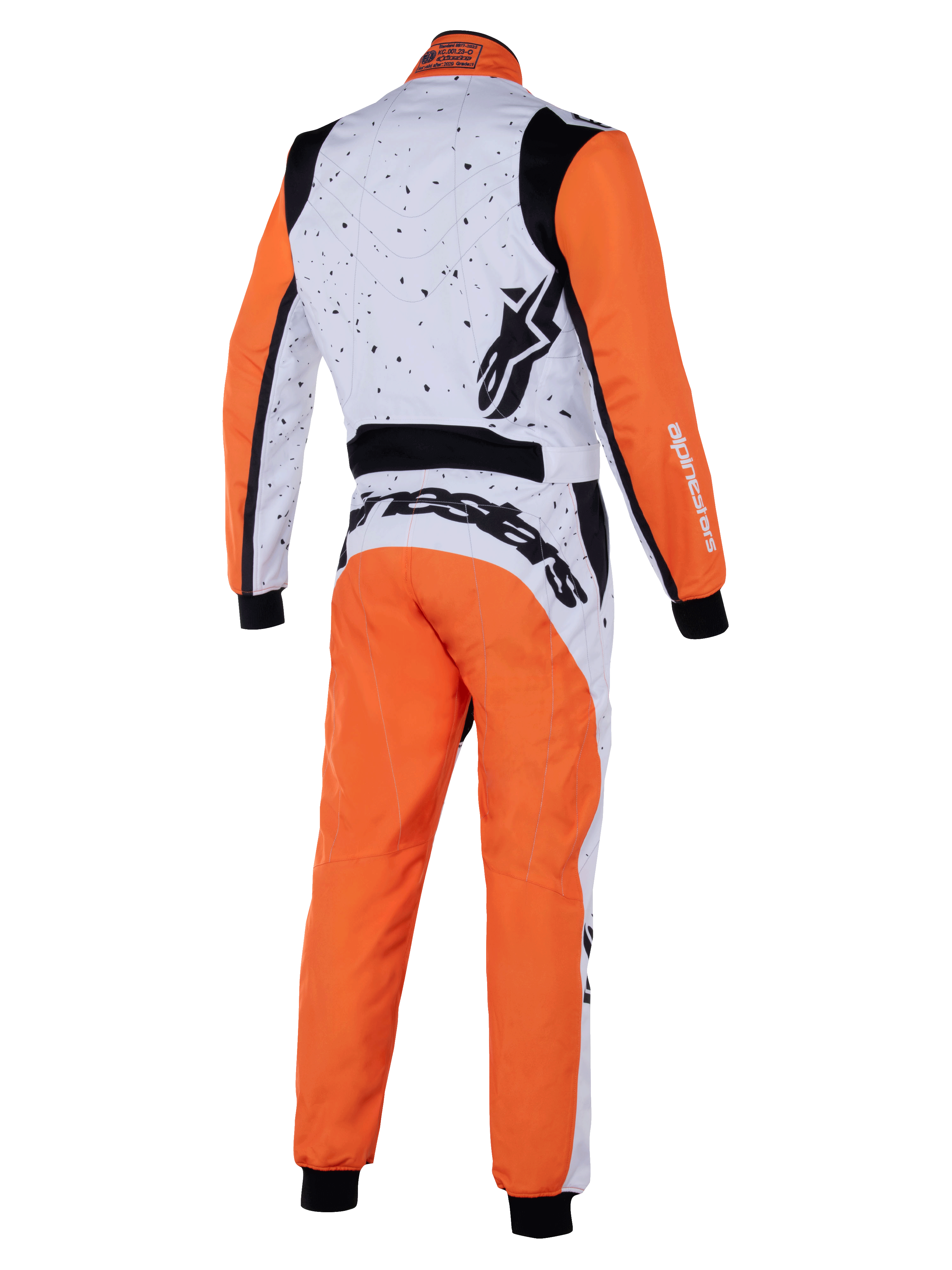 2025 KMX-9 V3 kart race suit white/orange/black 