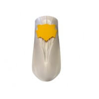 OTK Frontschild kit mit Gelbe Nummertafel M11 Weiss 15779 OTK