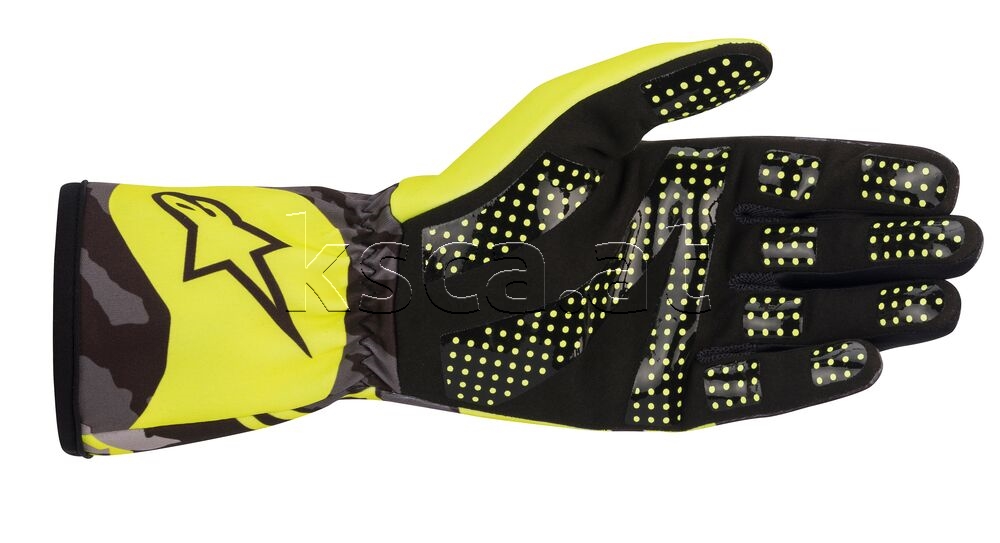 2022 Tech-1 K Race V2 Camo Handschuhe gelb/schwarz