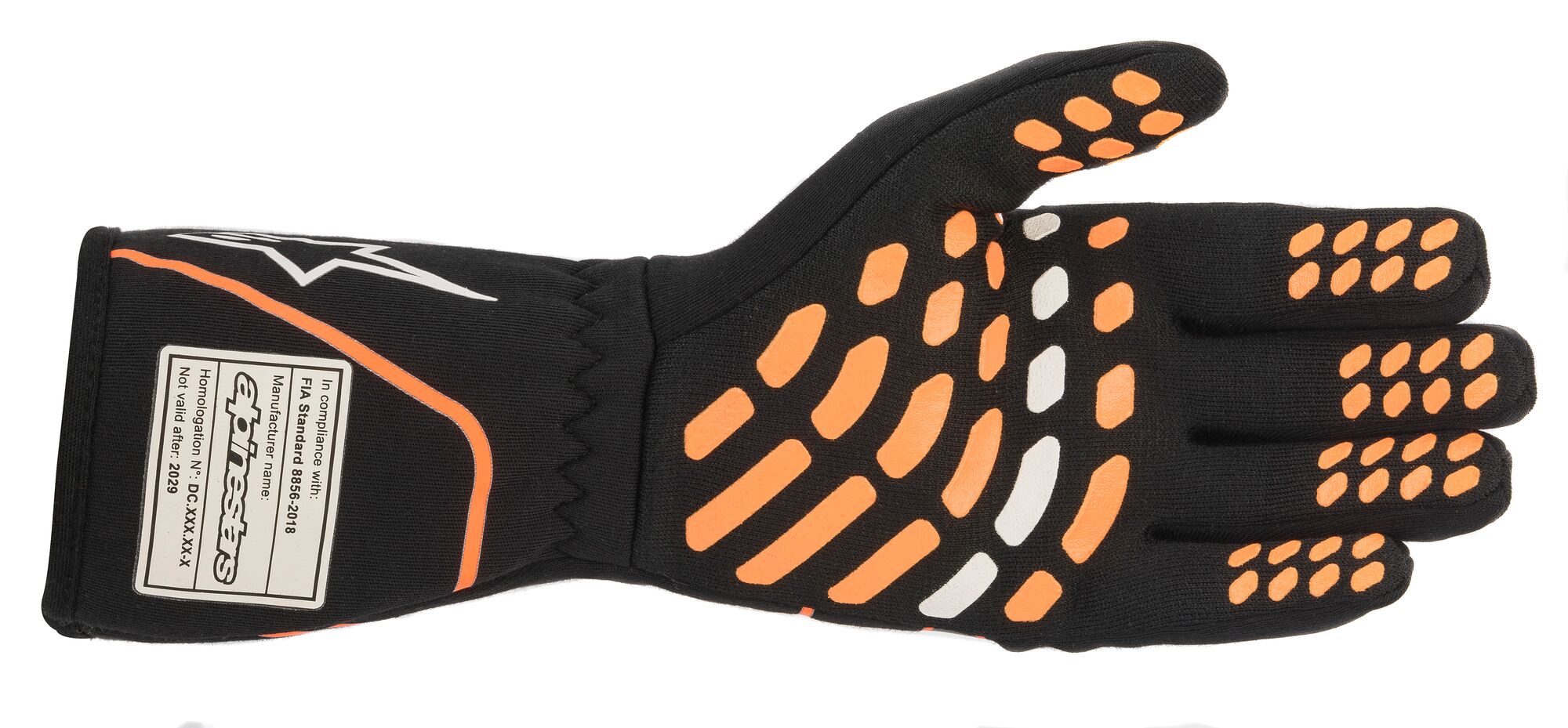 2022 Tech-1 Race V2 Handschuhe schwarz/orange