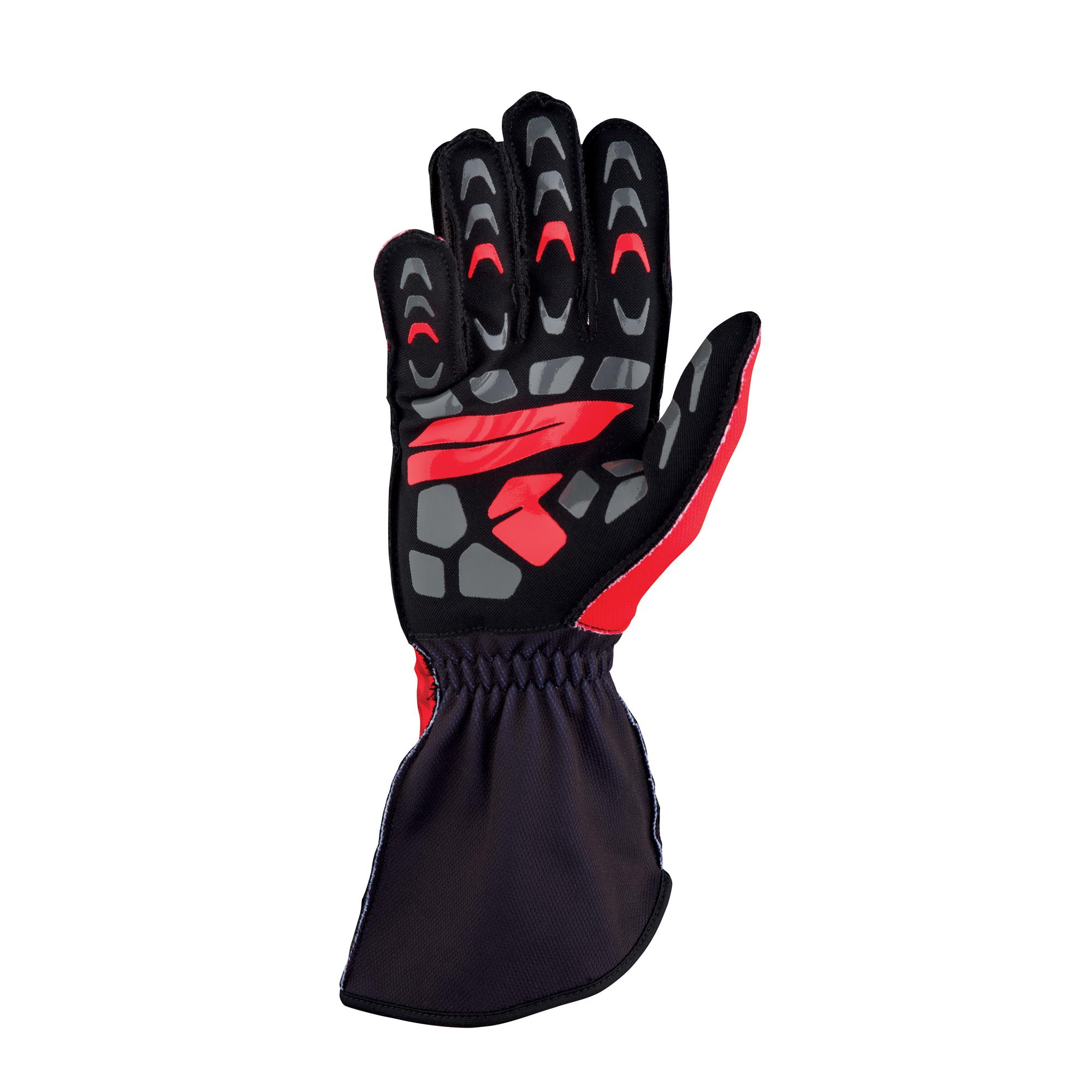 OMP KS-2R Rennhandschuh rot/schwarz 