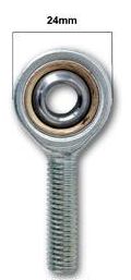 Gelenkkopflager Außengewinde 8mm RECHTS Ø24mm Gelenkkopflager Außengewinde 8mm RECHTS Ø24mm