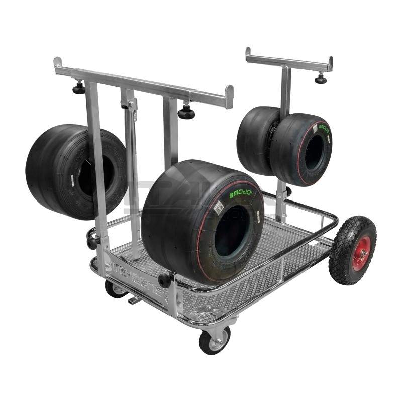 MEKAONE Kart Trolly mit Reifenhalter MEKAONE Kart Trolly mit Reifenhalter