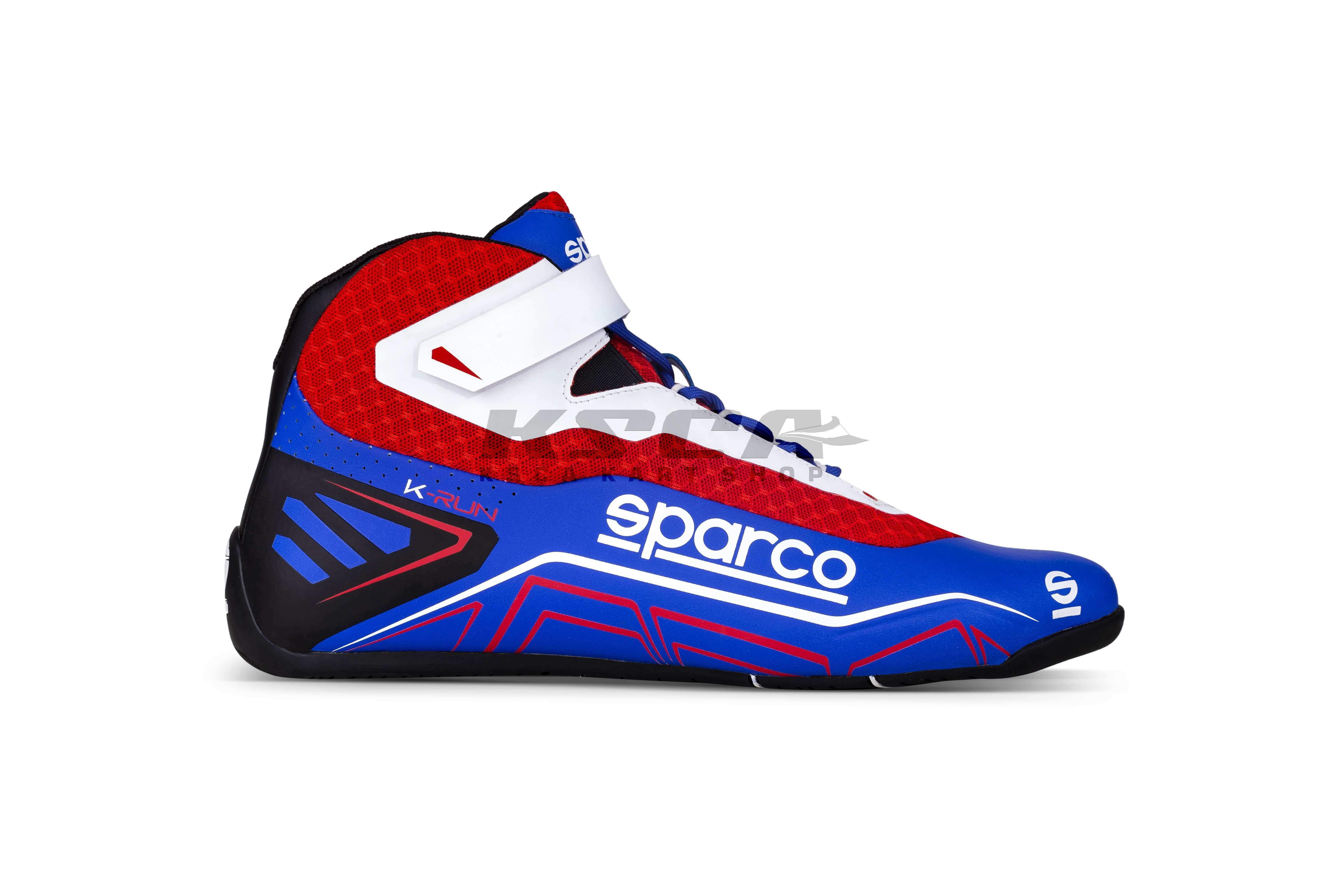 2022 Sparco K-RUN race shoes blue/red/white 