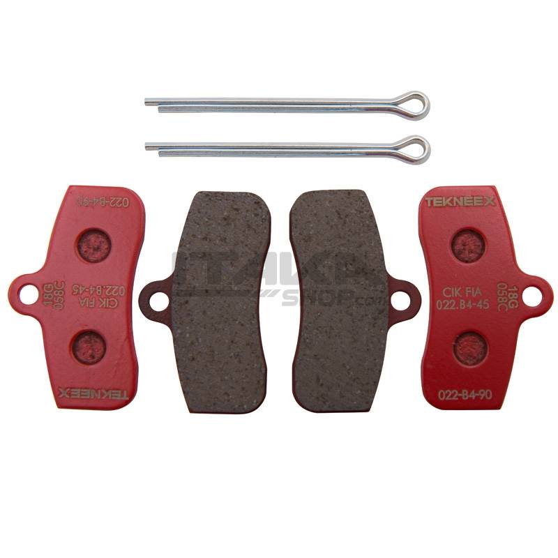 Bremsbelag Vorne Sodi 4 Kolben D18 53mm breit 8mm Bremsbelag Vorne Sodi 4 Kolben D18 53mm breit 8mm