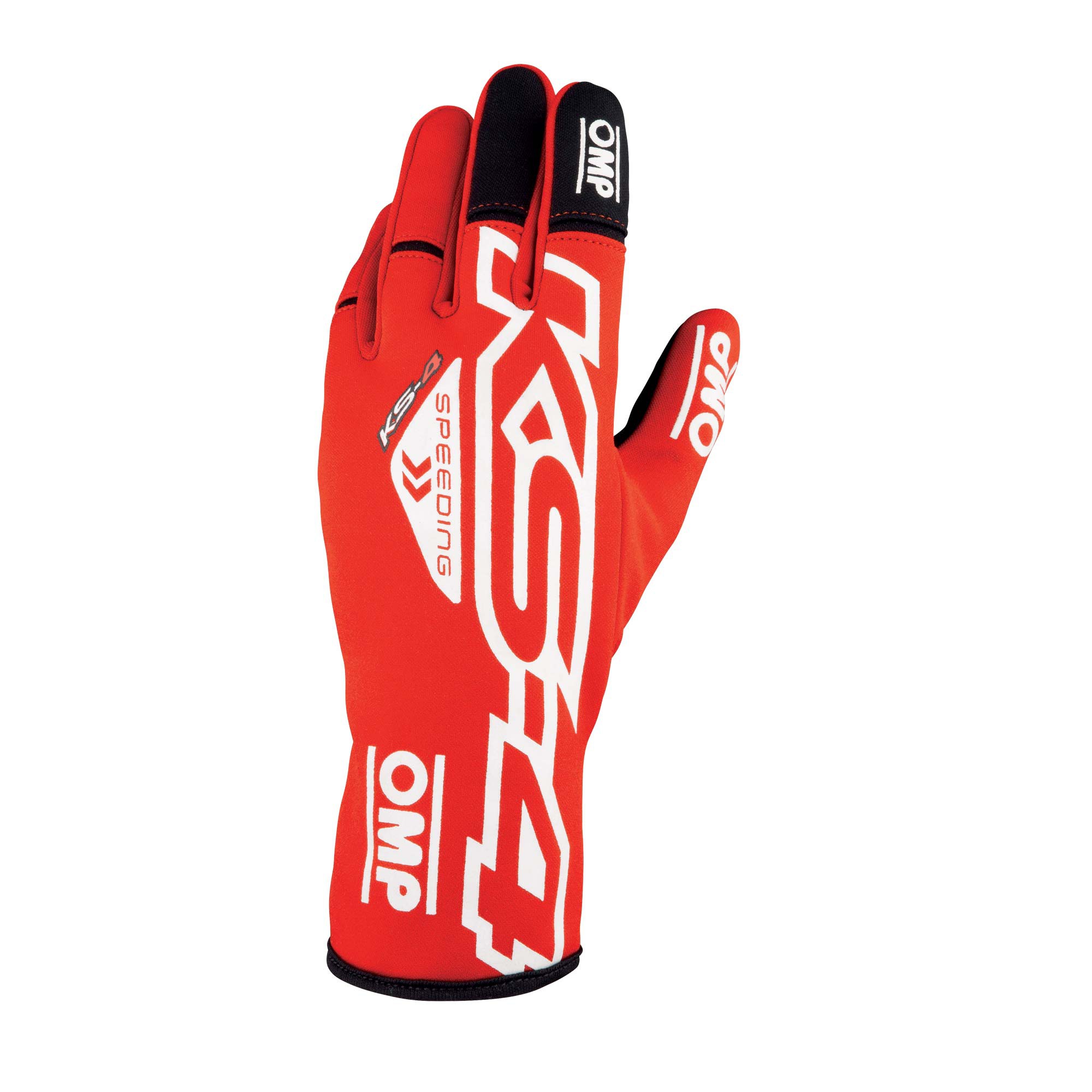 OMP KS-4 Rennhandschuh rot