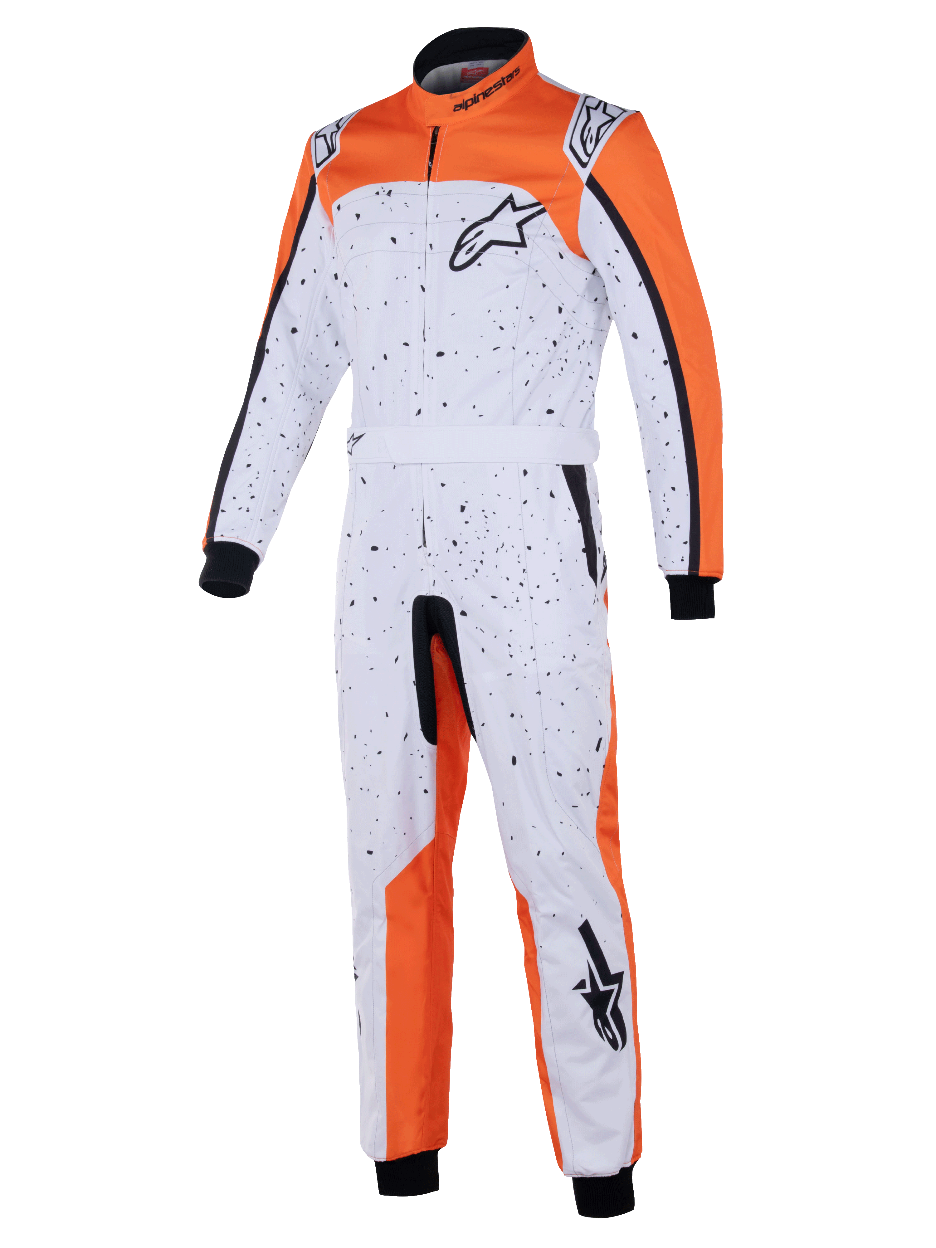 2025 KMX-9 V3 kart race suit white/orange/black